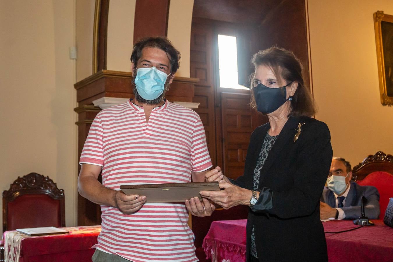 Entrega de los premios en la Real Academia de Bellas Artes de Santa Isabel de Hungría en Sevilla.