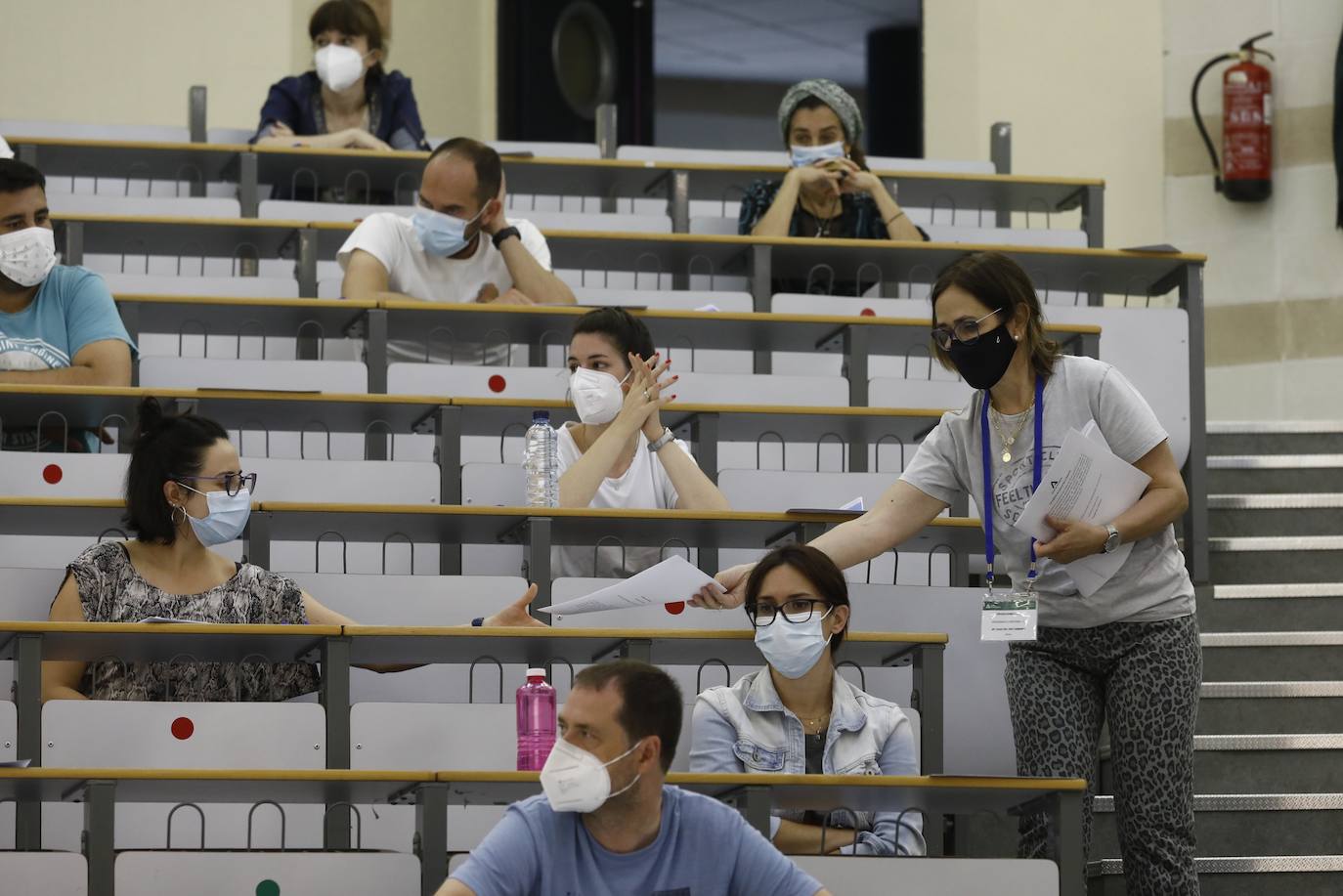 En imágenes, las oposiciones al cuerpo de profesores en Córdoba