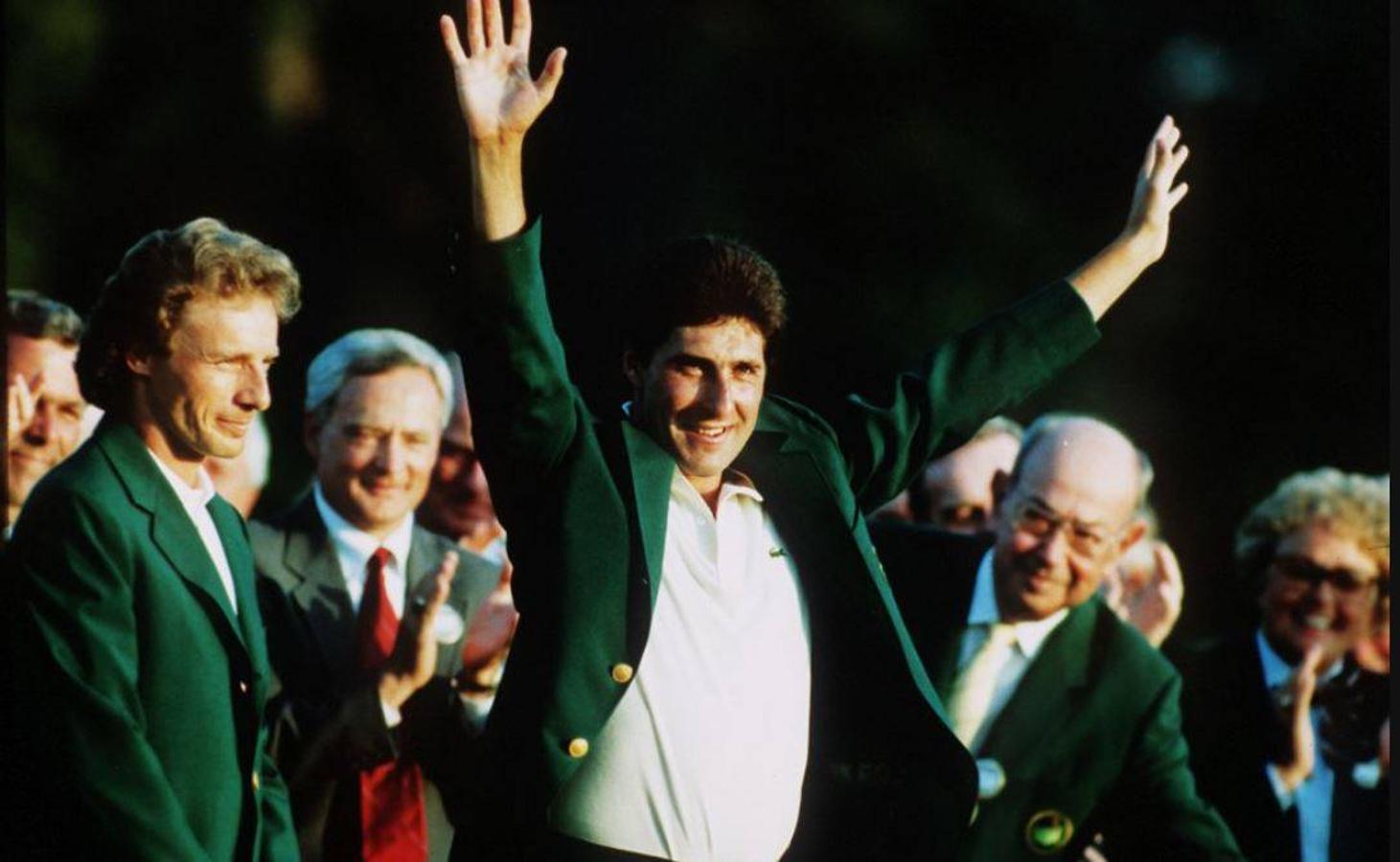 Masters de Augusta (1994). José María Olazábal se convirtió en el segundo español en ganar el Masters de Augusta. Cerró la tarjeta en 279 golpes y pudo vertirse así con la chaqueta verde.