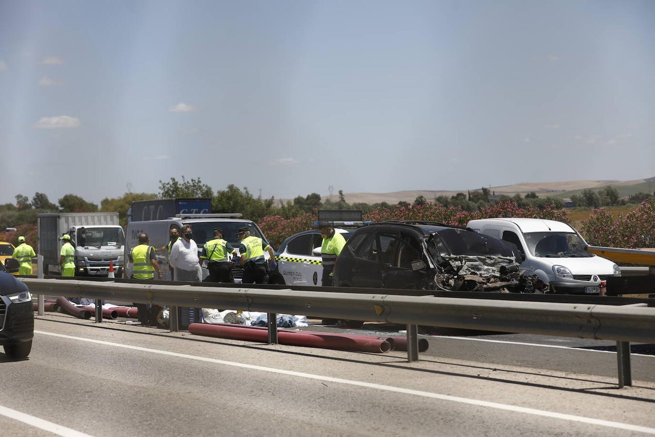 Accidente Córdoba | La zona del siniestro con tres muertos y dos heridos, en imágenes