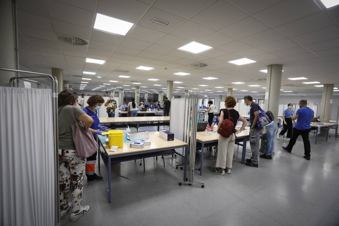 Comienza la vacunación en la Facultad de Derecho de la Universidad de Sevilla