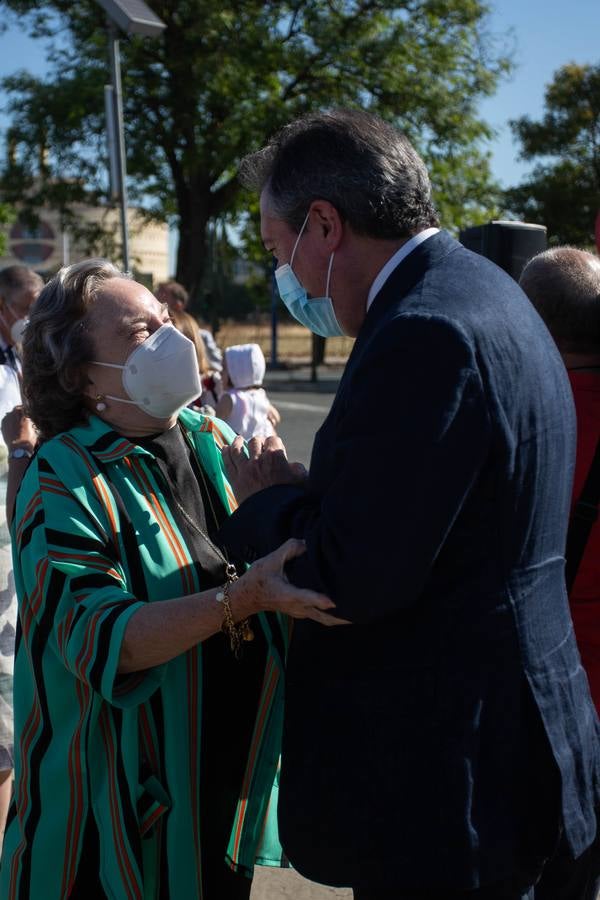 Inauguración de la glorieta dedicada a José Moya Sanabria