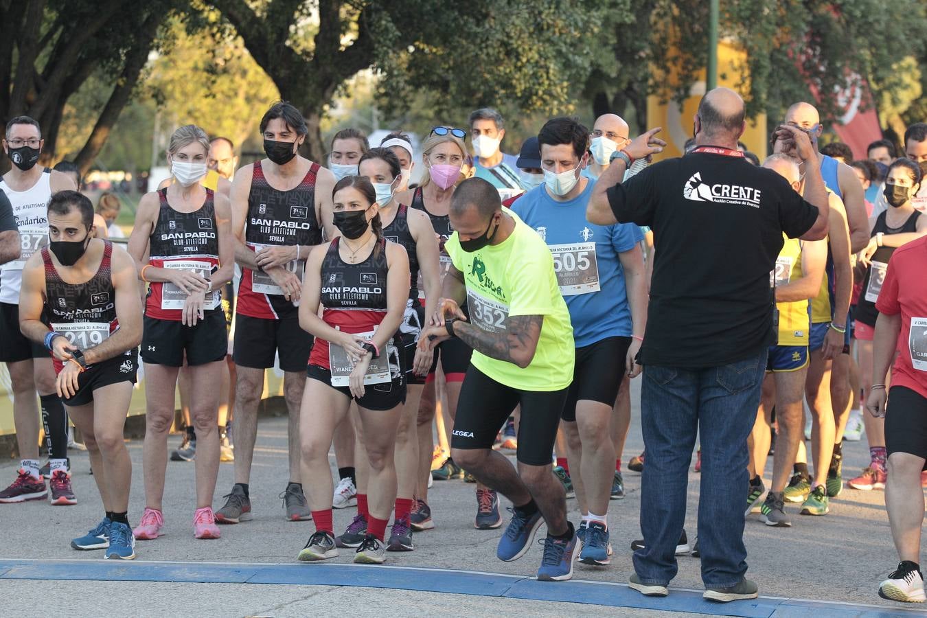 La carrera popular discurre íntegramente en el interior Parque del Alamillo.