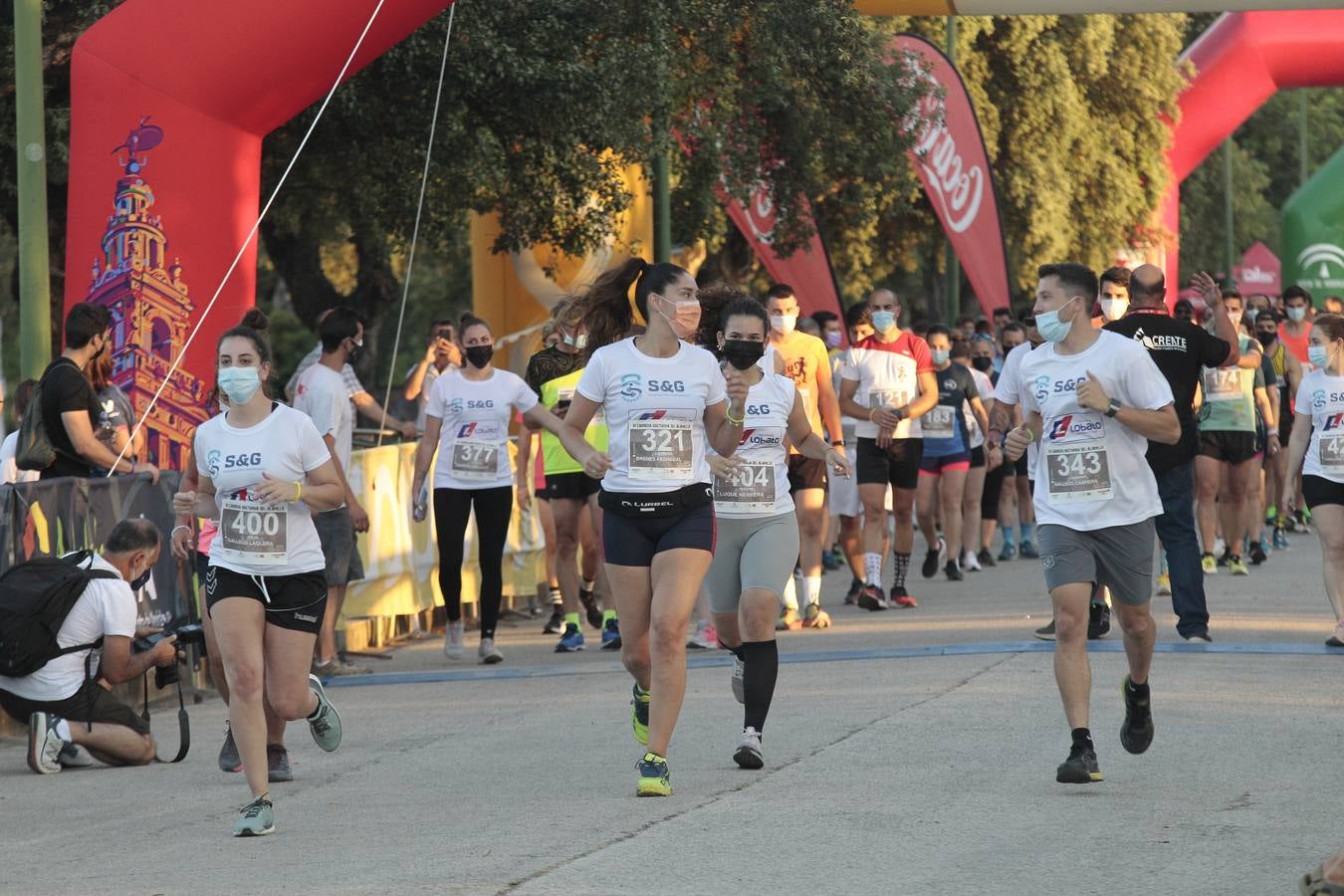 La carrera popular discurre íntegramente en el interior Parque del Alamillo.