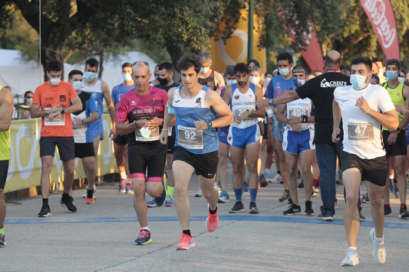 La carrera popular discurre íntegramente en el interior Parque del Alamillo.