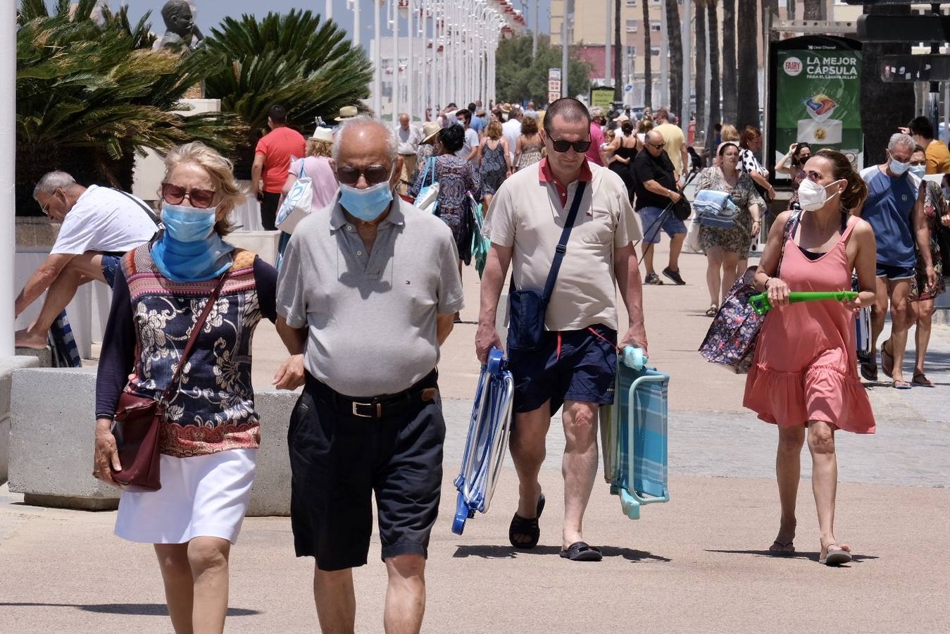 Primer día sin mascarilla en exteriores