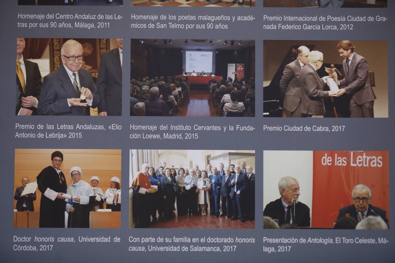 El homenaje por el centenario del nacimiento de Pablo García Baena en Córdoba, en imágenes