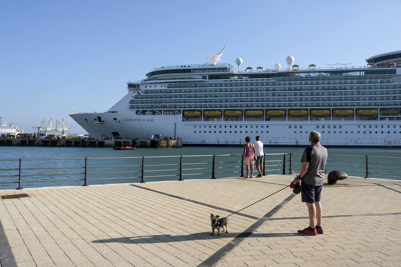 Entrada del crucero Navigator a Navantia