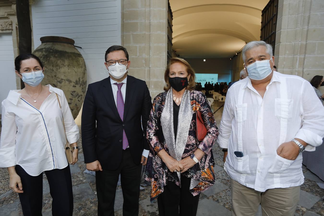 Sonia Martínez, Fernando Seco, Concha Yoldi y Antonio Martín