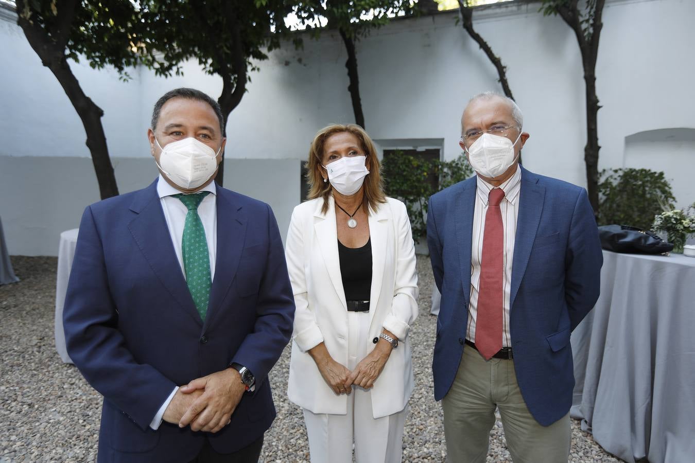 Ricardo Sánchez, María del Mar Rull y Miguel Ángel García