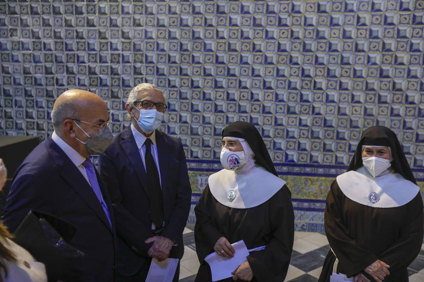 La clausura de la exposición del convento de Santa María de Jesús, en imágenes