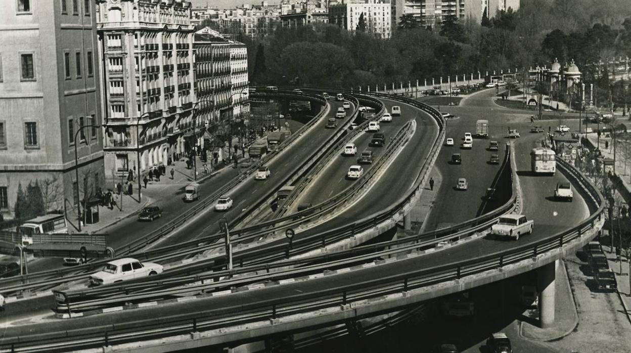 Así eran los &#039;scalextric&#039; de Madrid: el antes y el después de las moles de hormigón