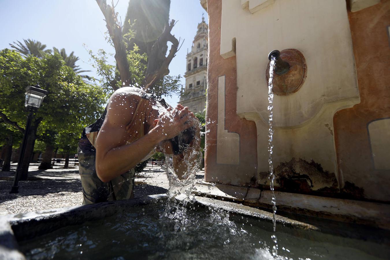 El calor de julio en Córdoba, en imágenes