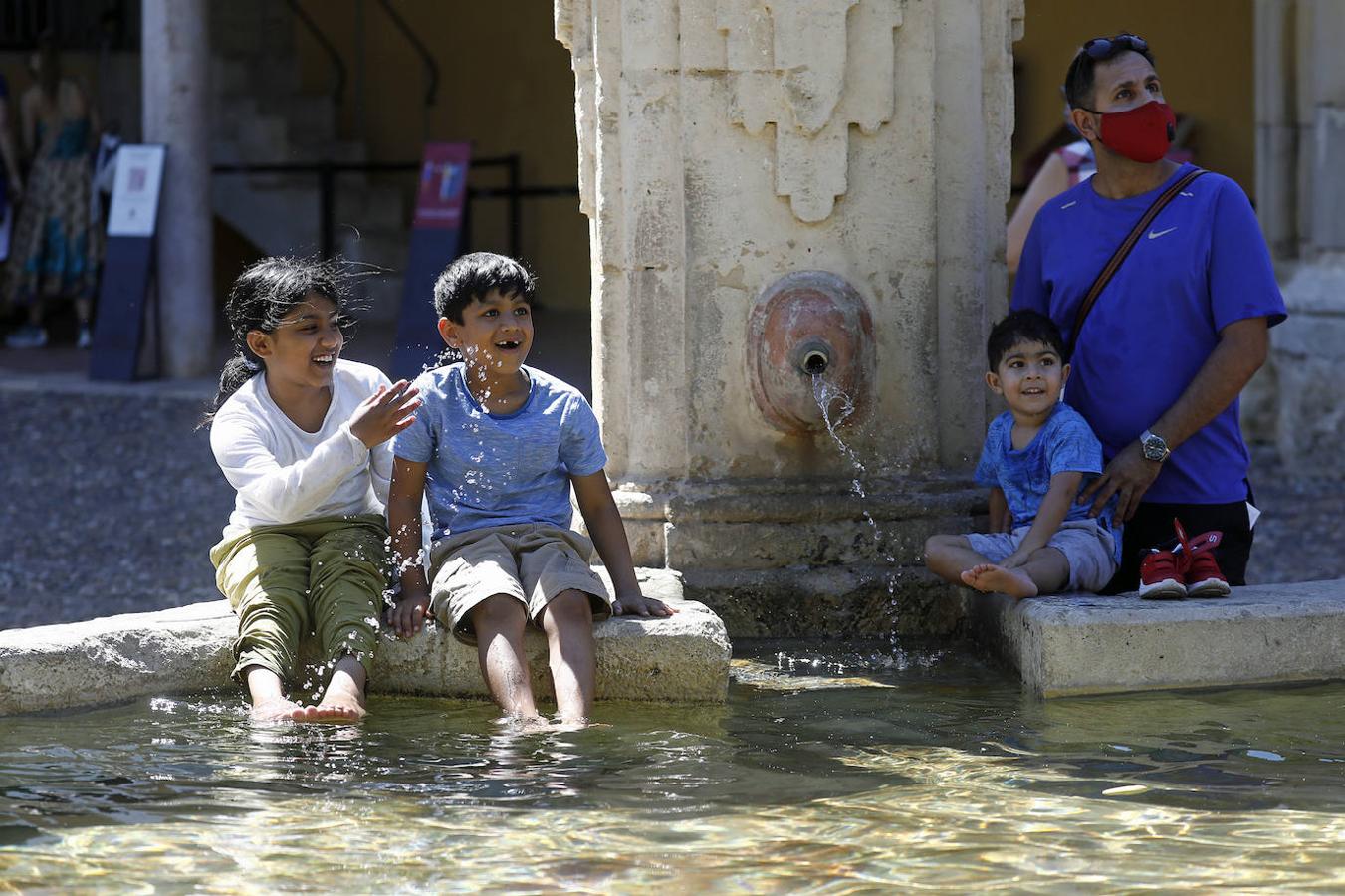 El calor de julio en Córdoba, en imágenes