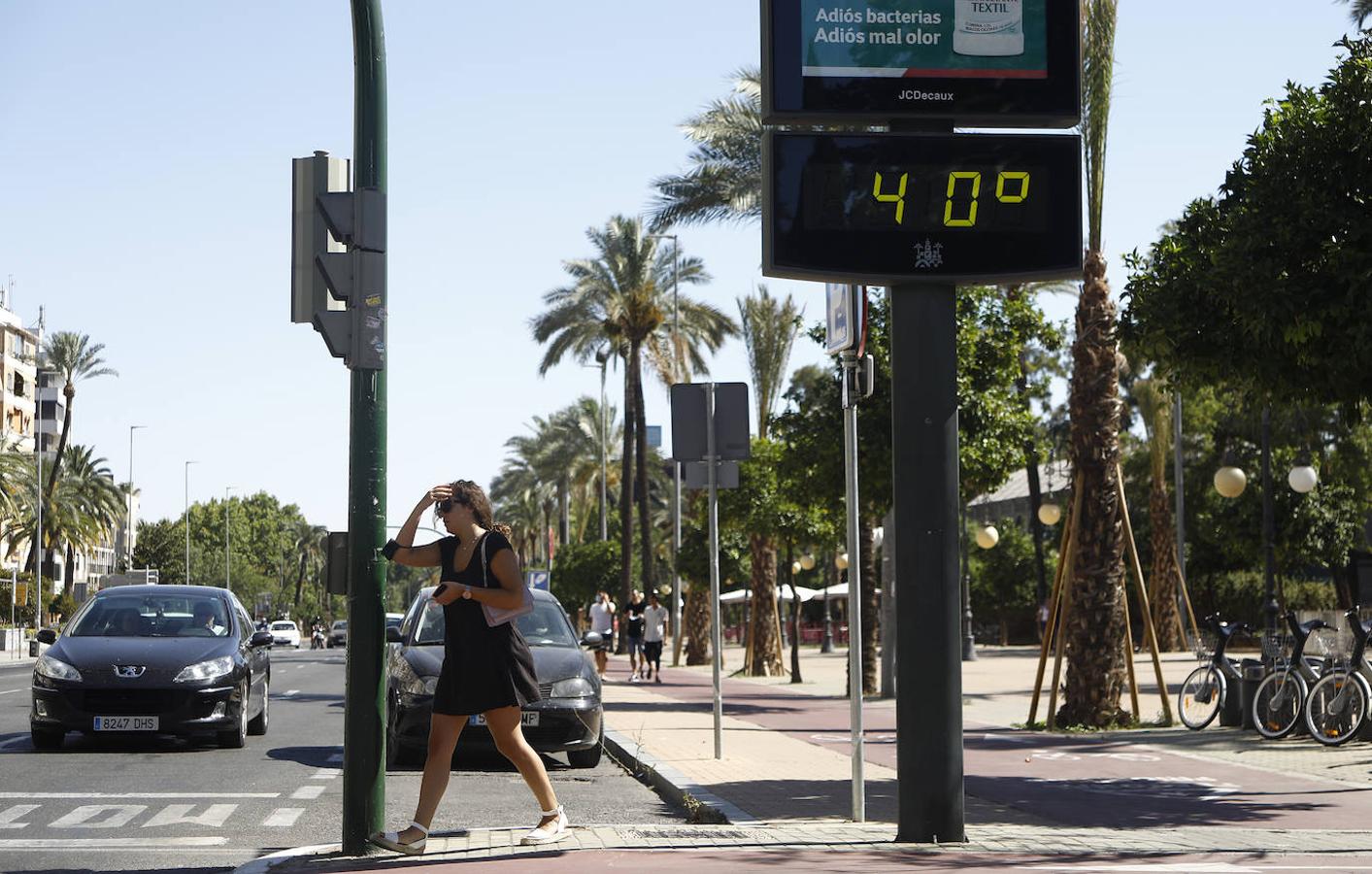 El calor de julio en Córdoba, en imágenes