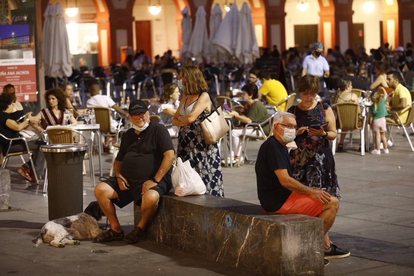 La iluminación del edificio de UCOCultura de Córdoba, en imágenes