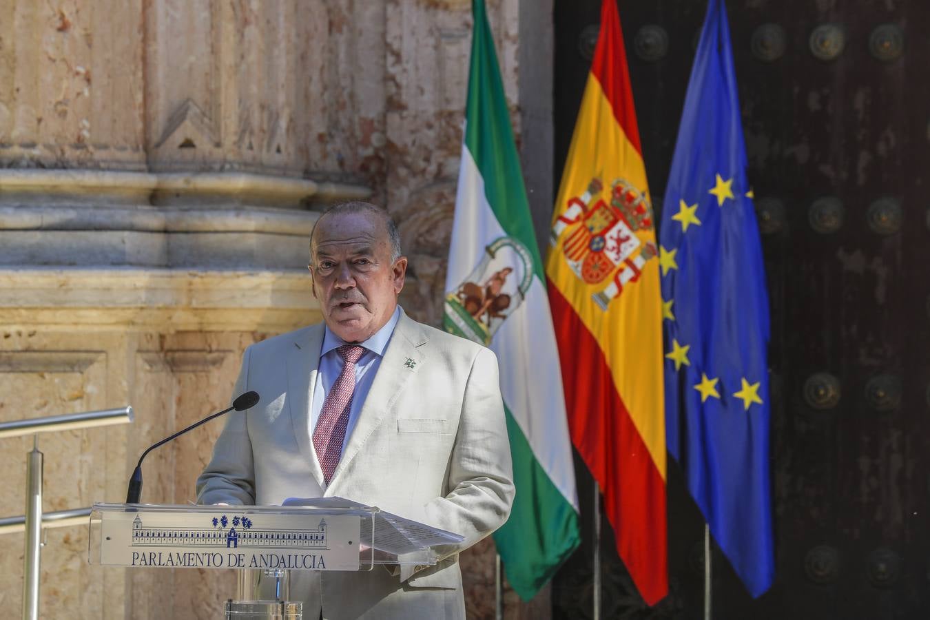 Acto de homenaje a Blas Infante en el Parlamento de Andalucía