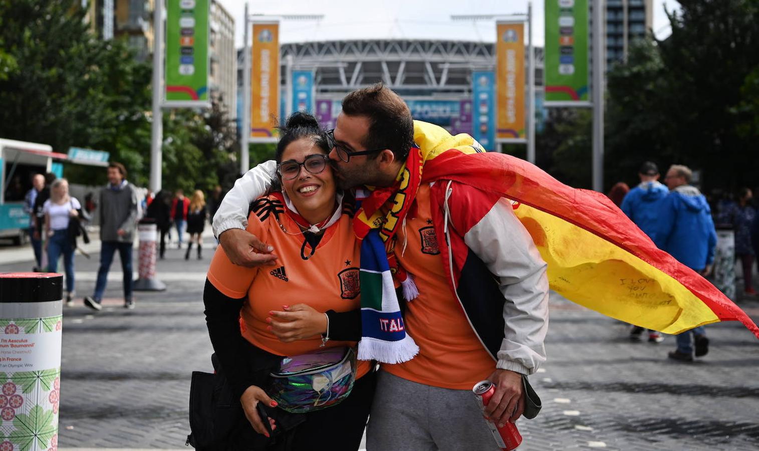 Wembley vibra con el Italia - España más atípico de la historia