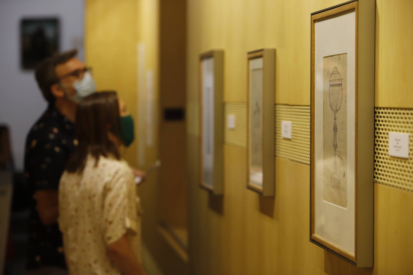 La muestra &#039;Donación González del Campo: Dibujos de Platería&#039; en el Bellas Artes de Córdoba, en imágenes