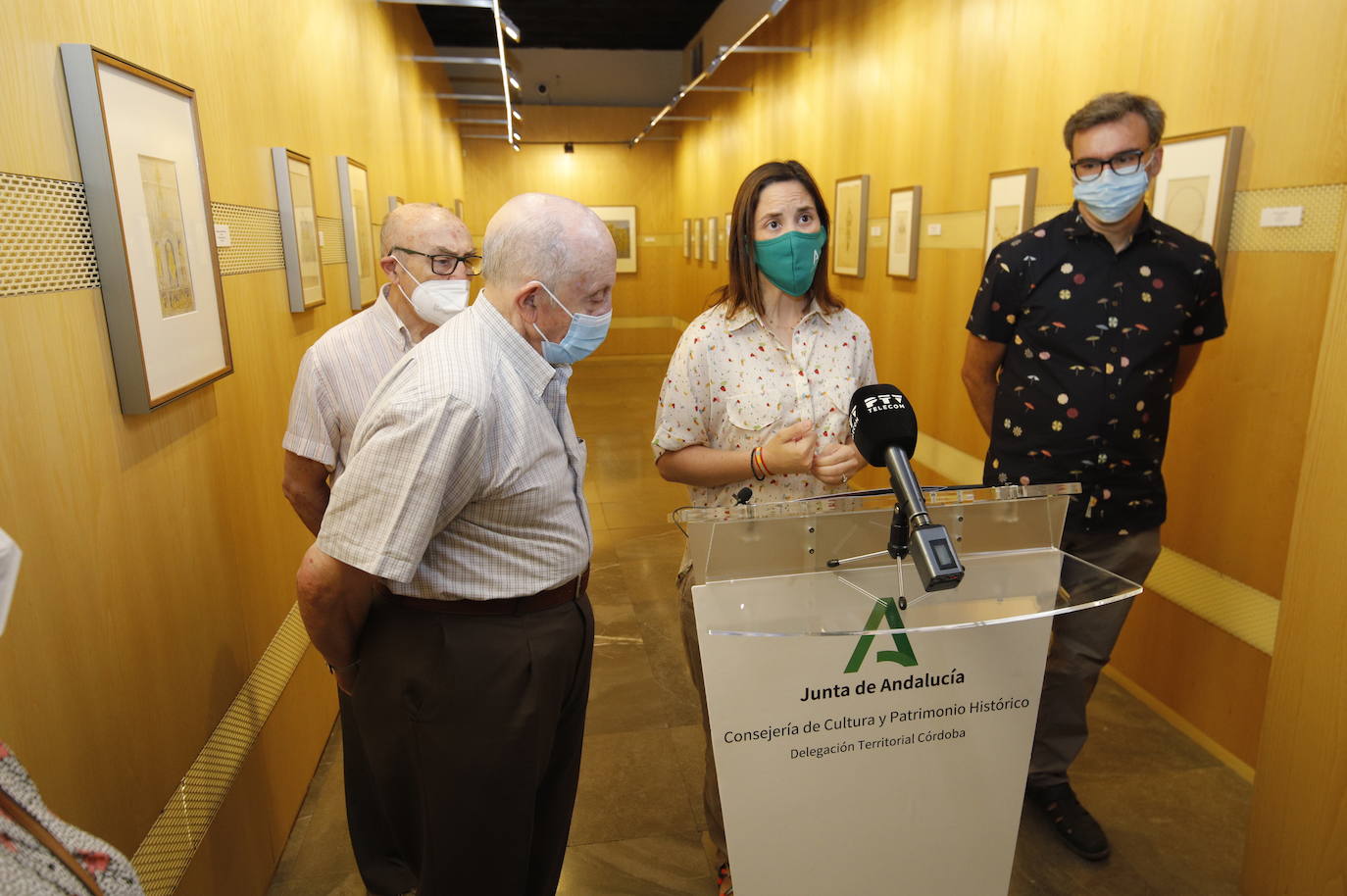 La muestra &#039;Donación González del Campo: Dibujos de Platería&#039; en el Bellas Artes de Córdoba, en imágenes