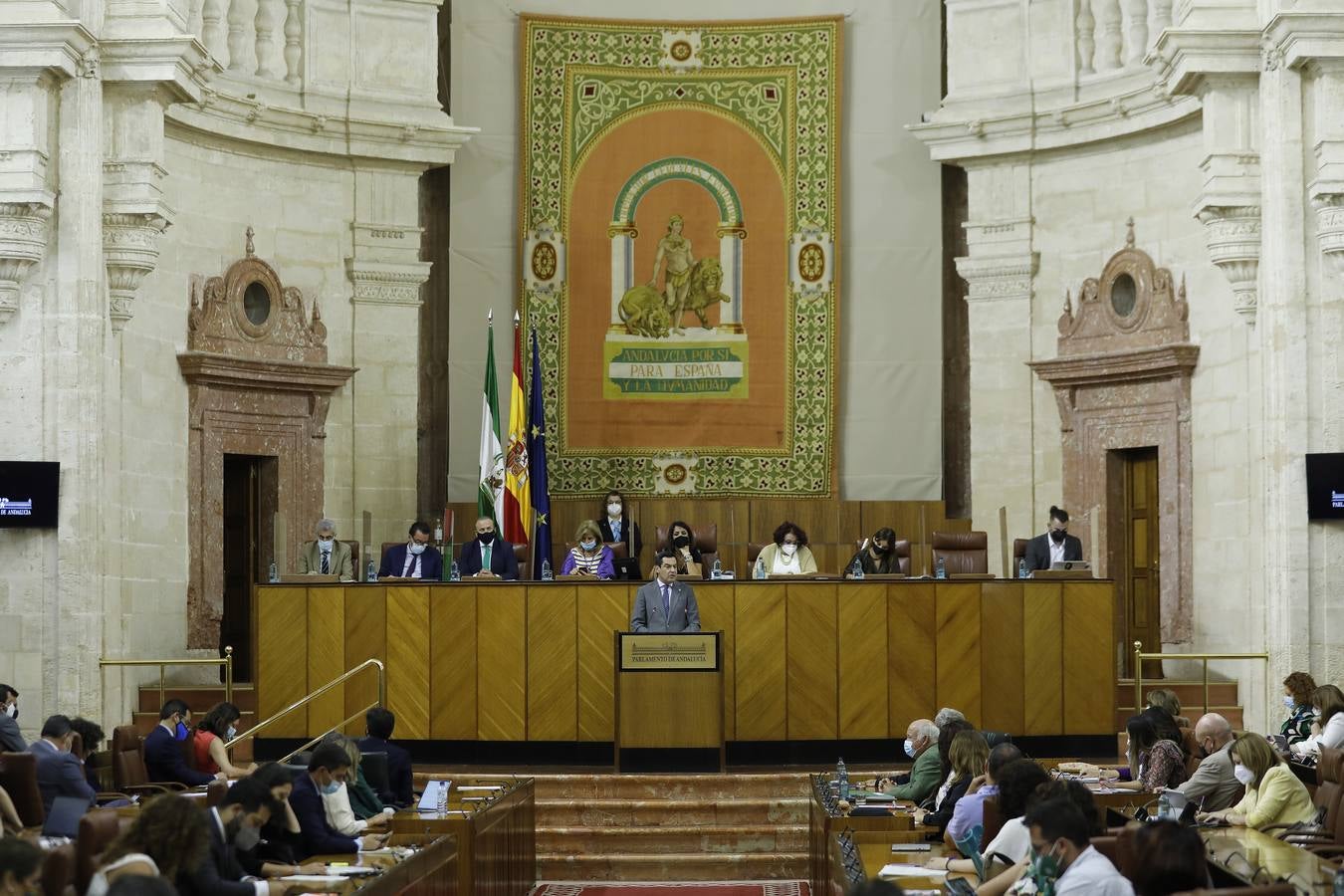 Pleno sobre el estado de la comunidad en el parlamento andaluz