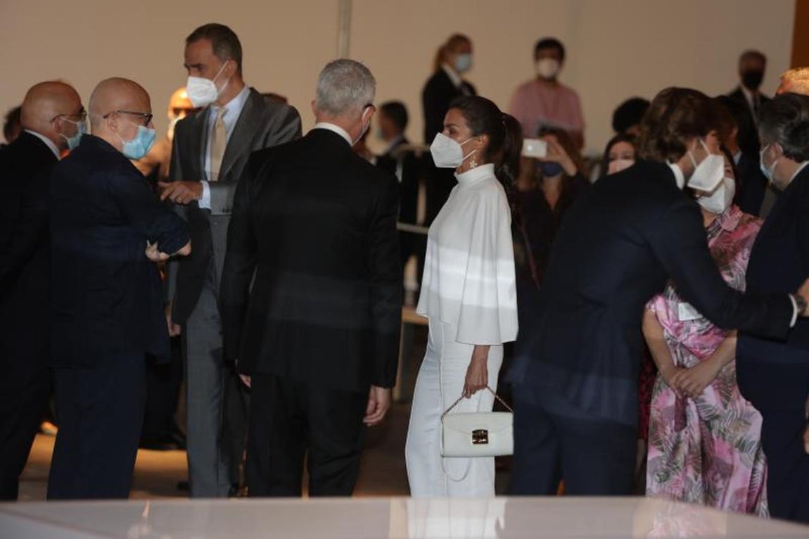 Los Reyes de España, durante la inauguración de ARCO, a 8 de julio de 2021, en Madrid.. 