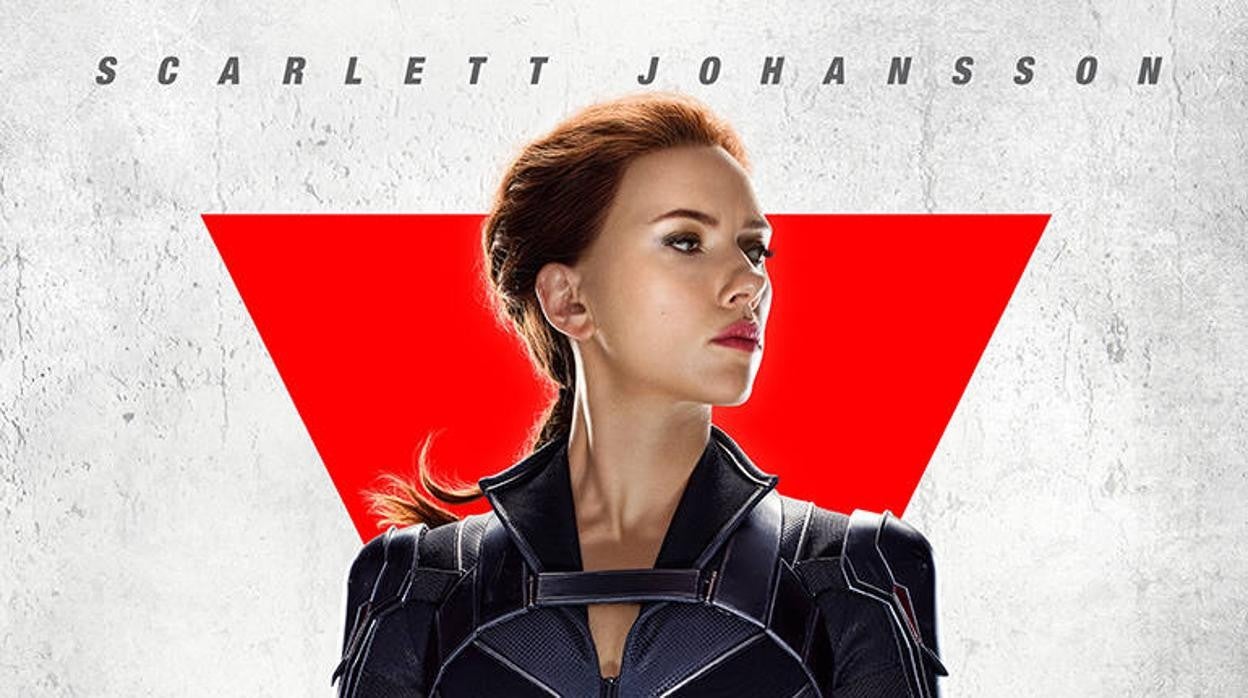 Los carteles de los protagonistas de &#039;Viuda negra&#039;, con Scarlett Johansson