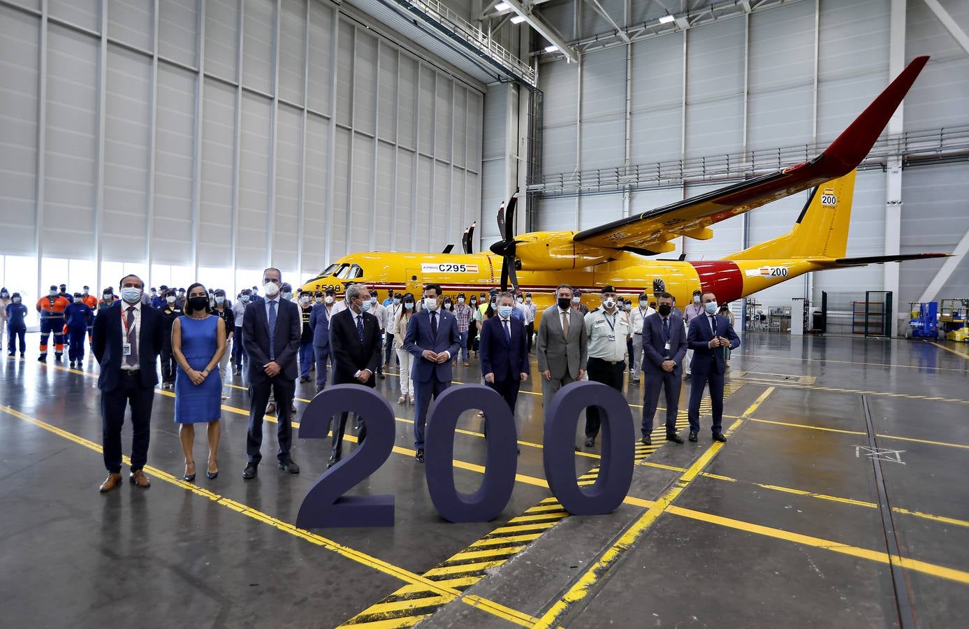 En imágenes, Airbus entrega su avión 200 del modelo C295