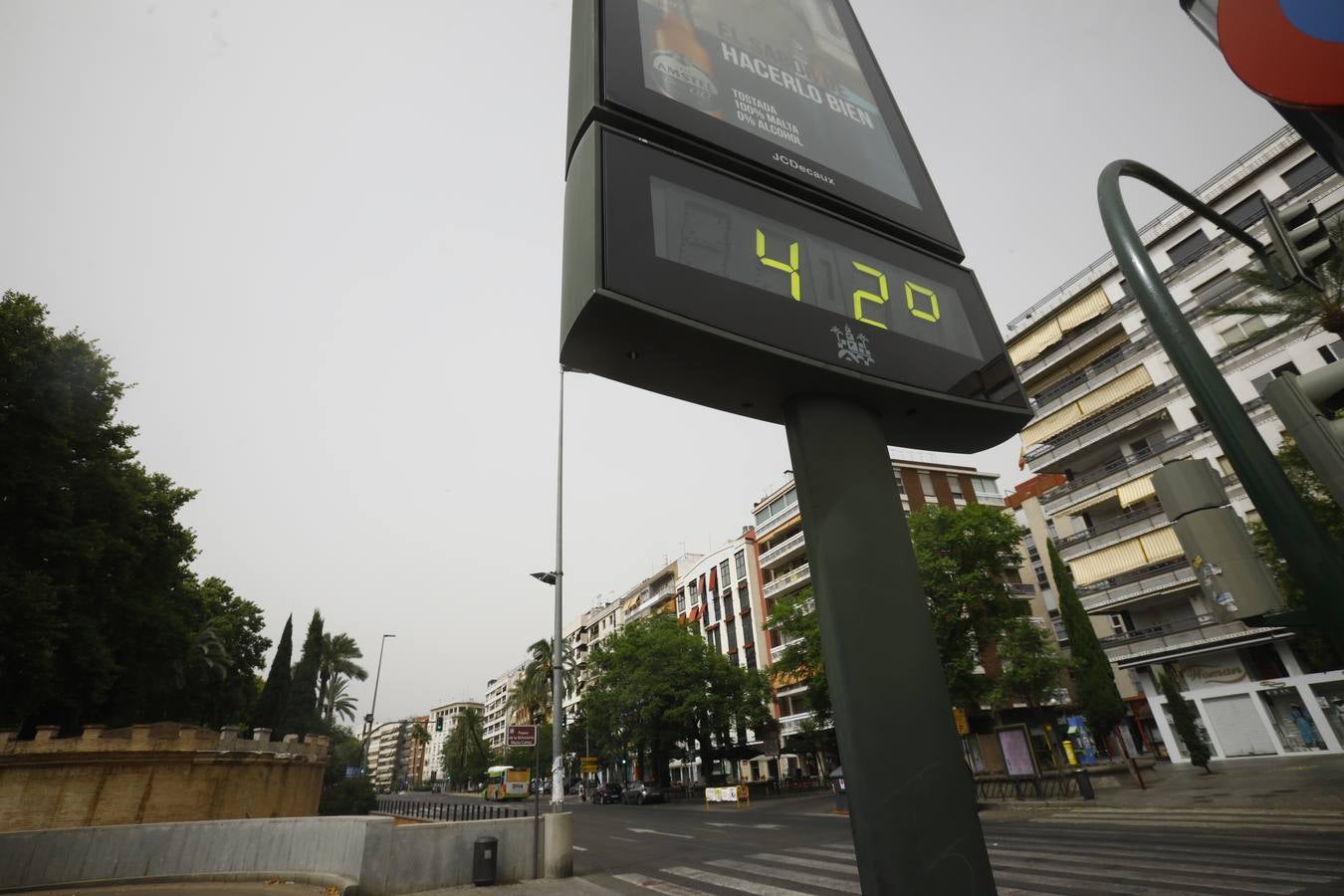 Ola de calor Córdoba | Paisaje desértico de un domingo a 40 grados