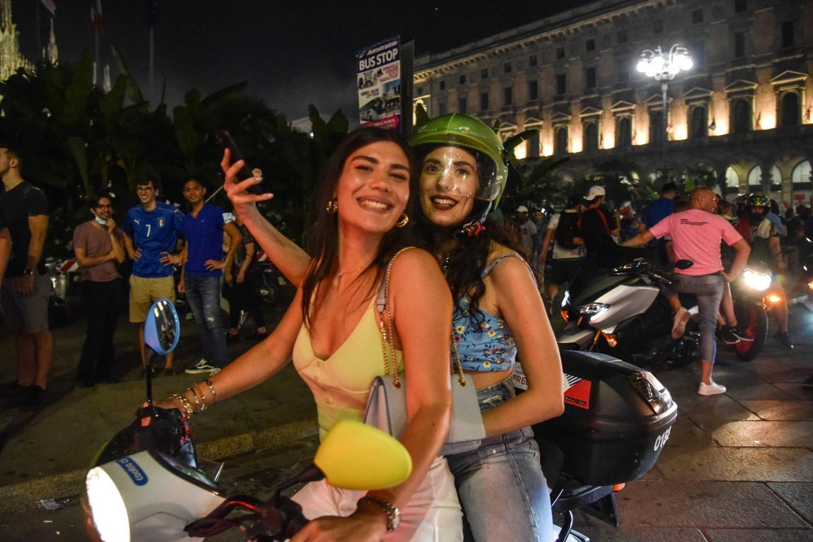Así celebró Italia la Eurocopa