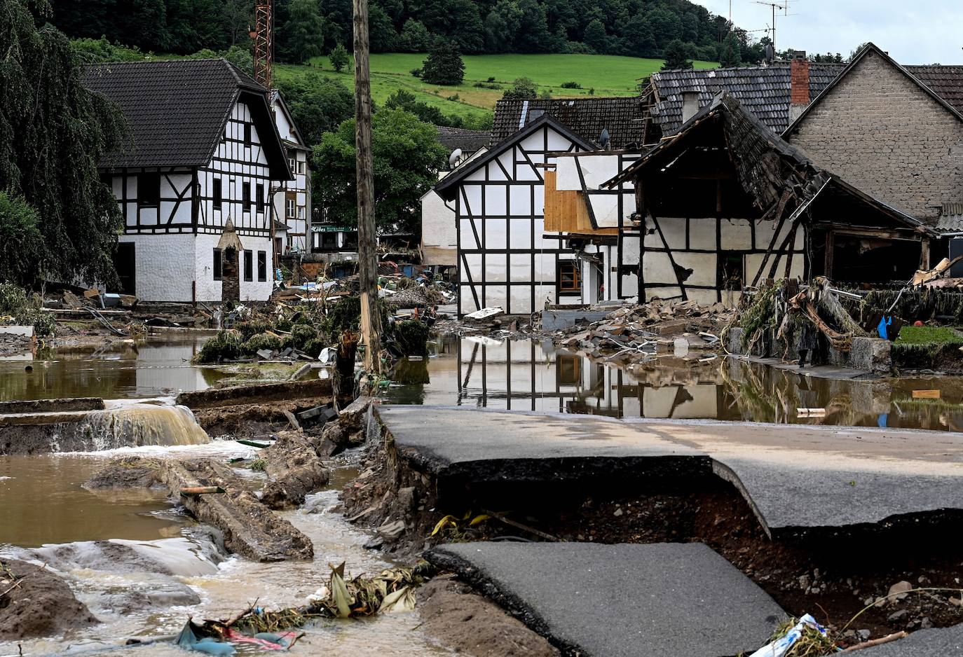 En imágenes: los destrozos causados por las inundaciones en Alemania