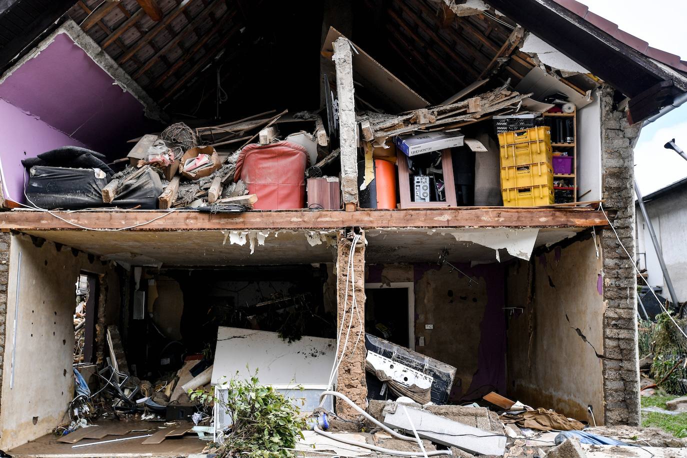 En imágenes: los destrozos causados por las inundaciones en Alemania