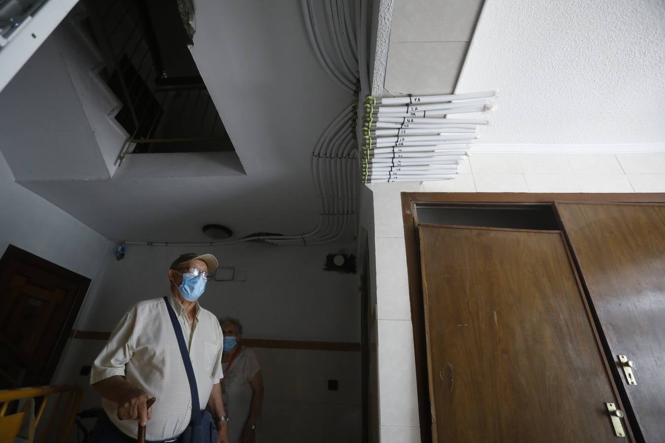 El estado del Santuario en Córdoba antes de recibir los ascensores, en imágenes