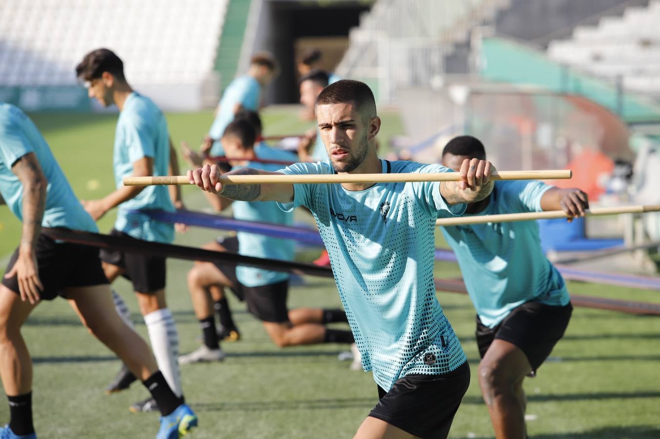 El primer entrenamiento del Córdoba CF, en imágenes