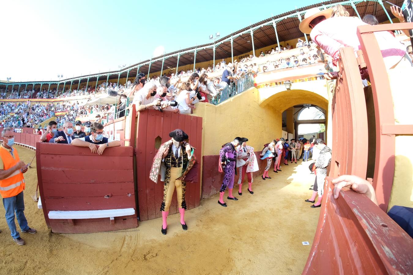 Morante de la Puebla, Manzanares y Pablo Aguado han regresado a la plaza de toros de Jerez de la Frontera después de dos años por la aplazada Feria del Caballo de 2021