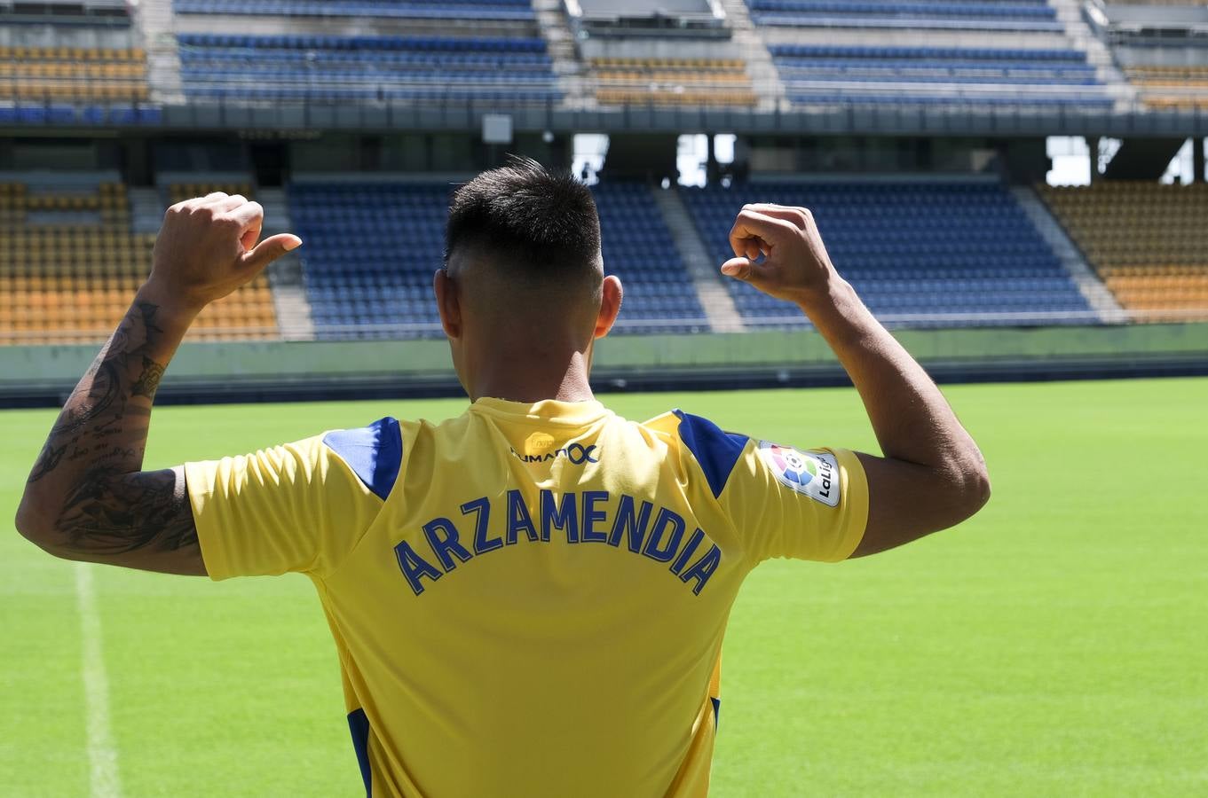 Cádiz C.F.: Presentación de Arzamendia