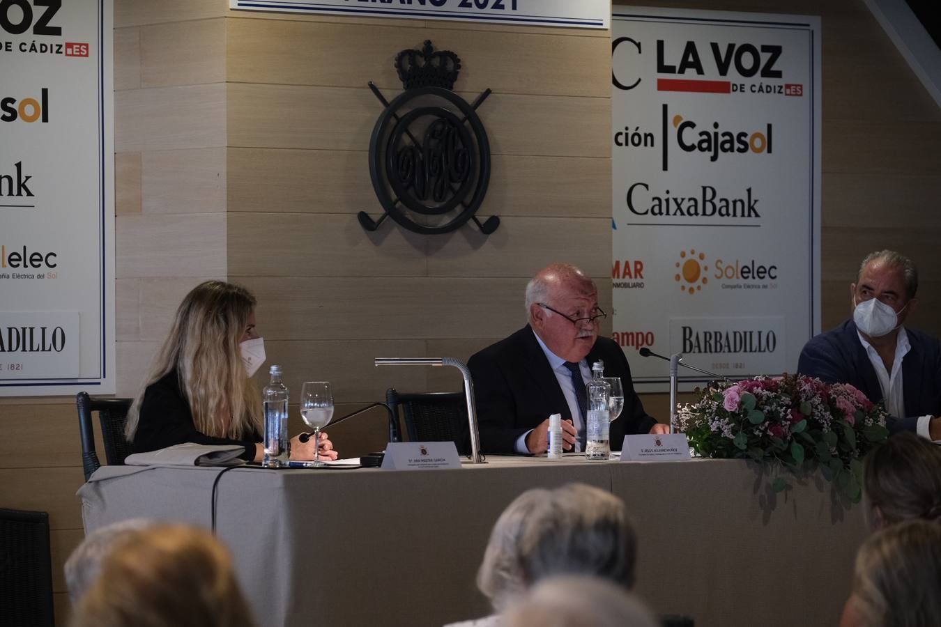 FOTOS: Jesús Aguirre en el Aula de Cultura de El Buzo, en el Club de Golf de Vista Hermosa