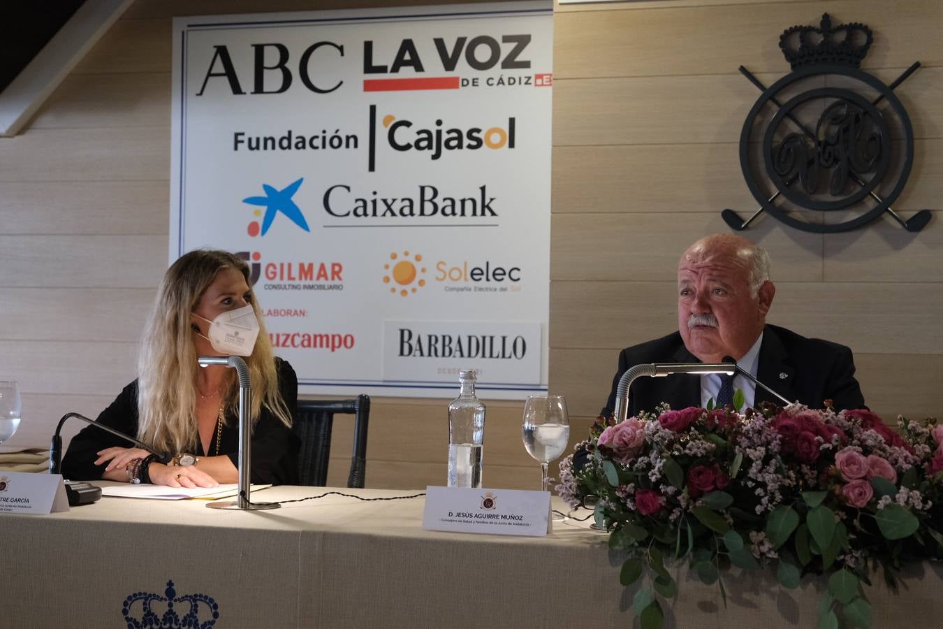 FOTOS: Jesús Aguirre en el Aula de Cultura de El Buzo, en el Club de Golf de Vista Hermosa