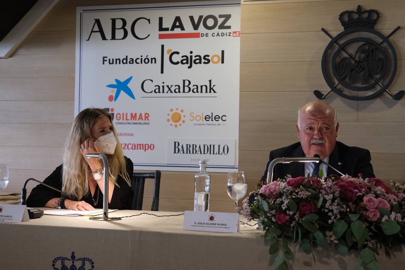 FOTOS: Jesús Aguirre en el Aula de Cultura de El Buzo, en el Club de Golf de Vista Hermosa