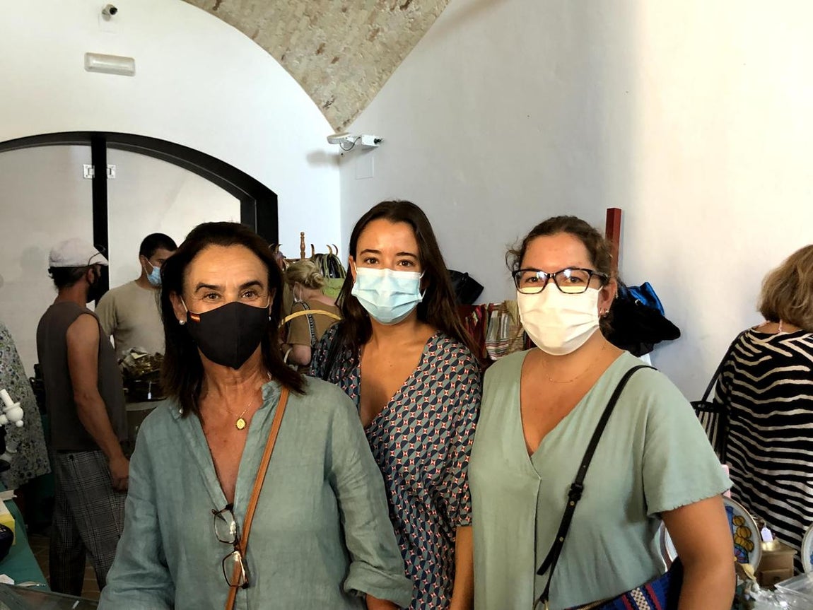 Arancha Mateos, Lourdes Carrasco y Cira Díaz.. 