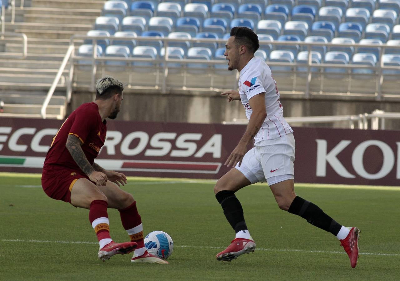 El partido del Sevilla FC - AS Roma, en imágenes