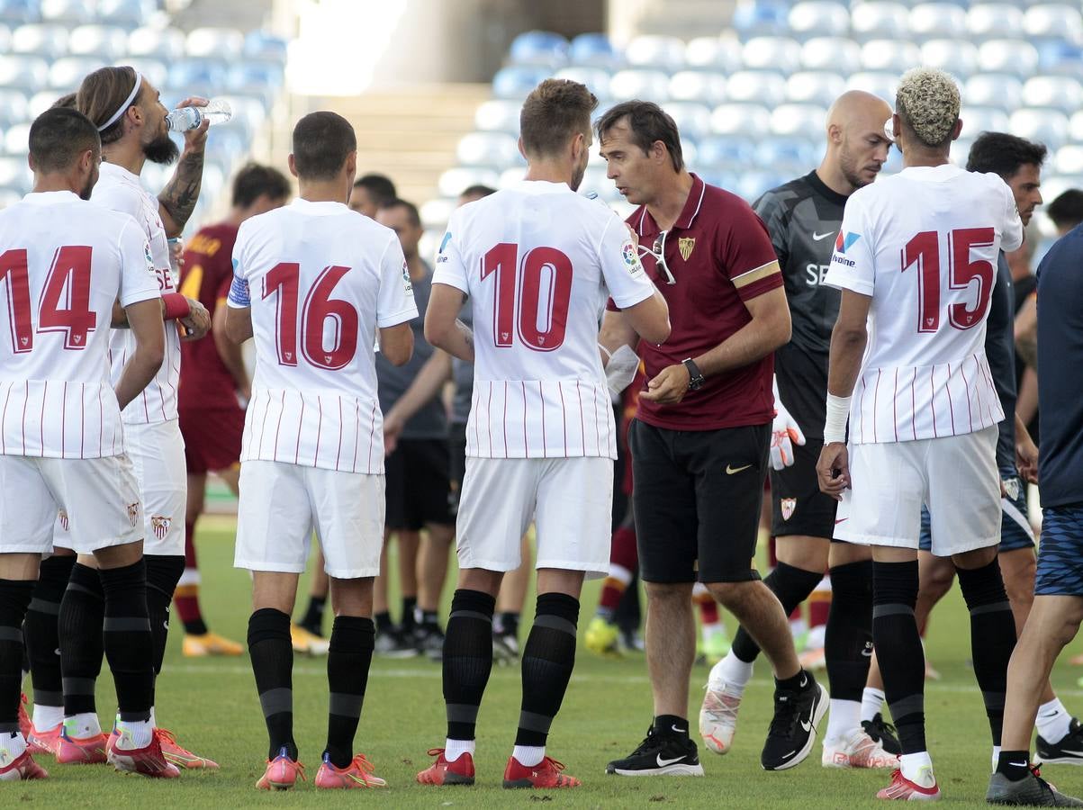 El partido del Sevilla FC - AS Roma, en imágenes