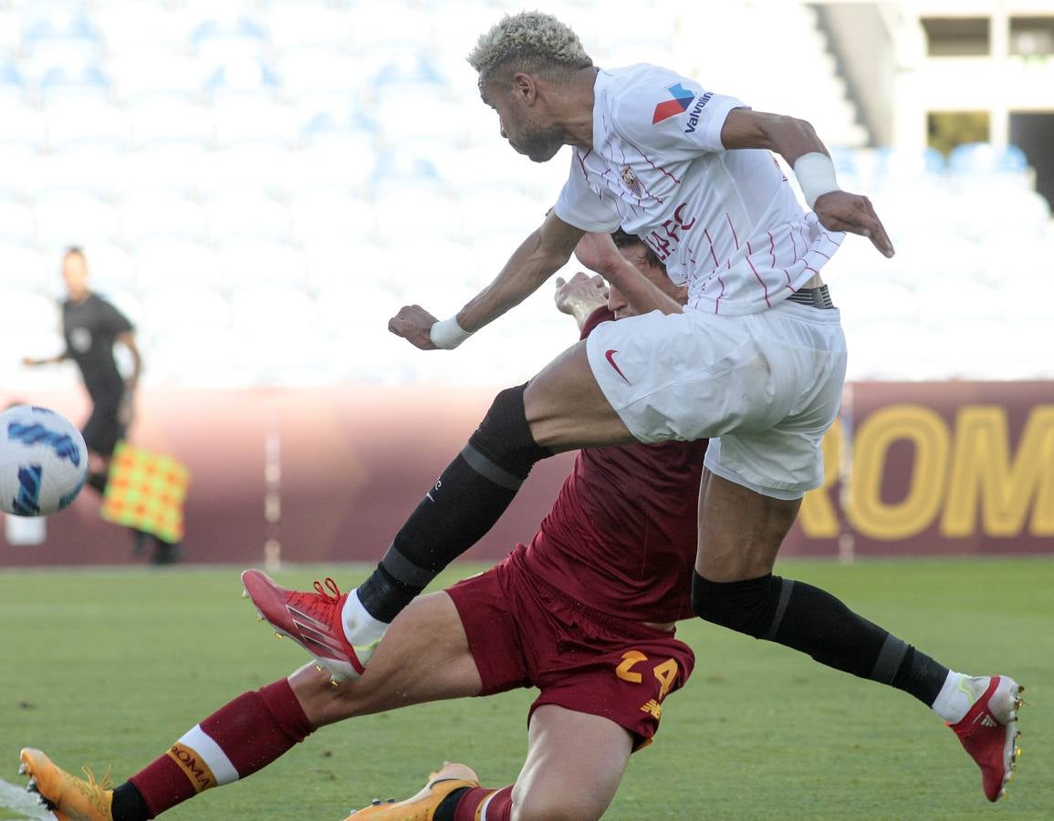 El partido del Sevilla FC - AS Roma, en imágenes