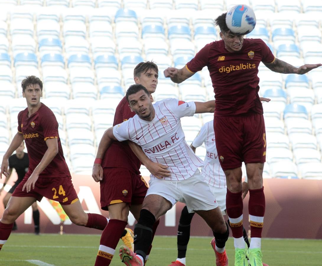 El partido del Sevilla FC - AS Roma, en imágenes