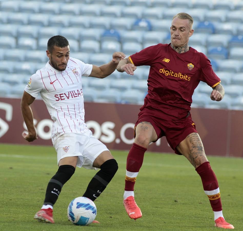 El partido del Sevilla FC - AS Roma, en imágenes