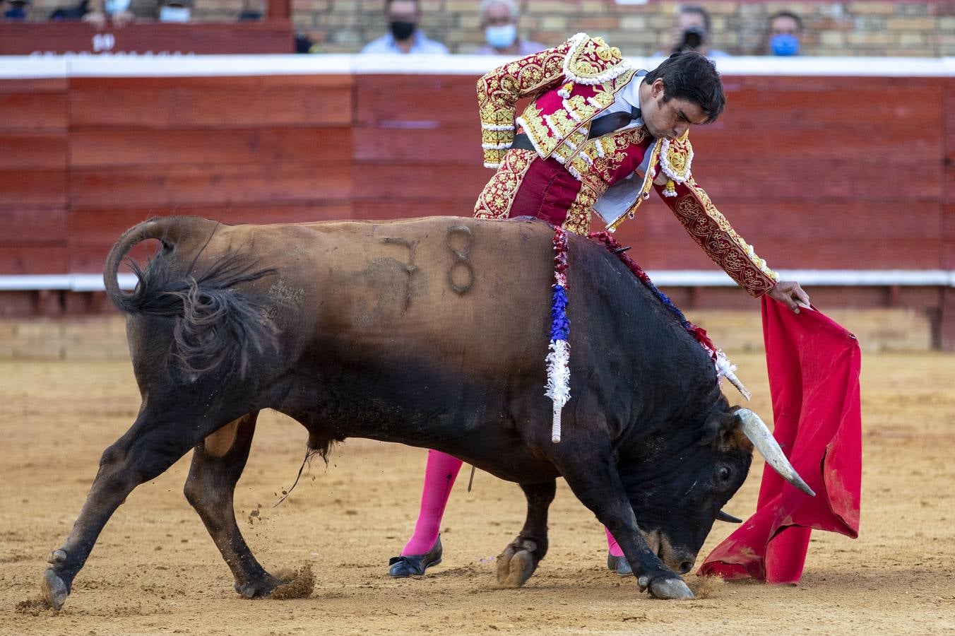 Los astados de esta última corrida llevaban el hierro y la divisa de Juan Pedro Domecq