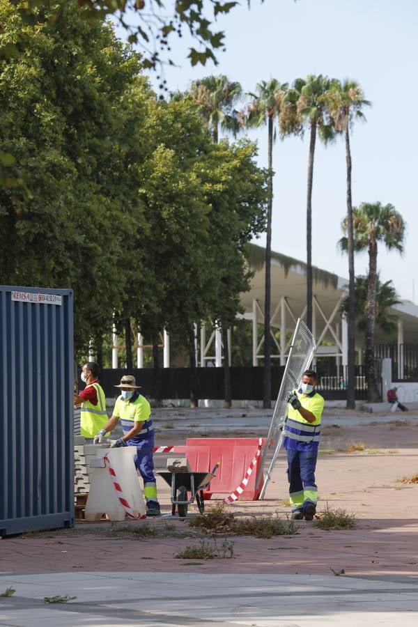 En imágenes, arrancan las obras en la calle Torneo