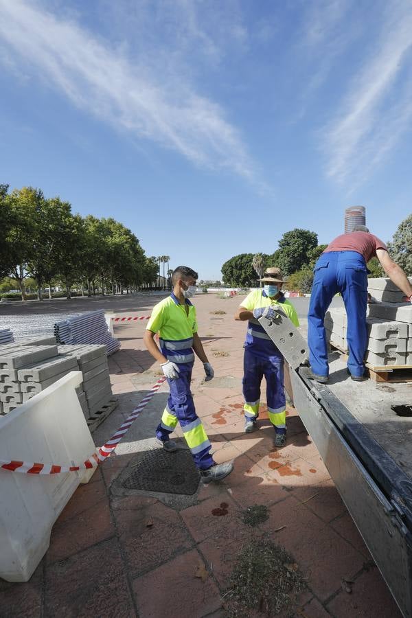 En imágenes, arrancan las obras en la calle Torneo