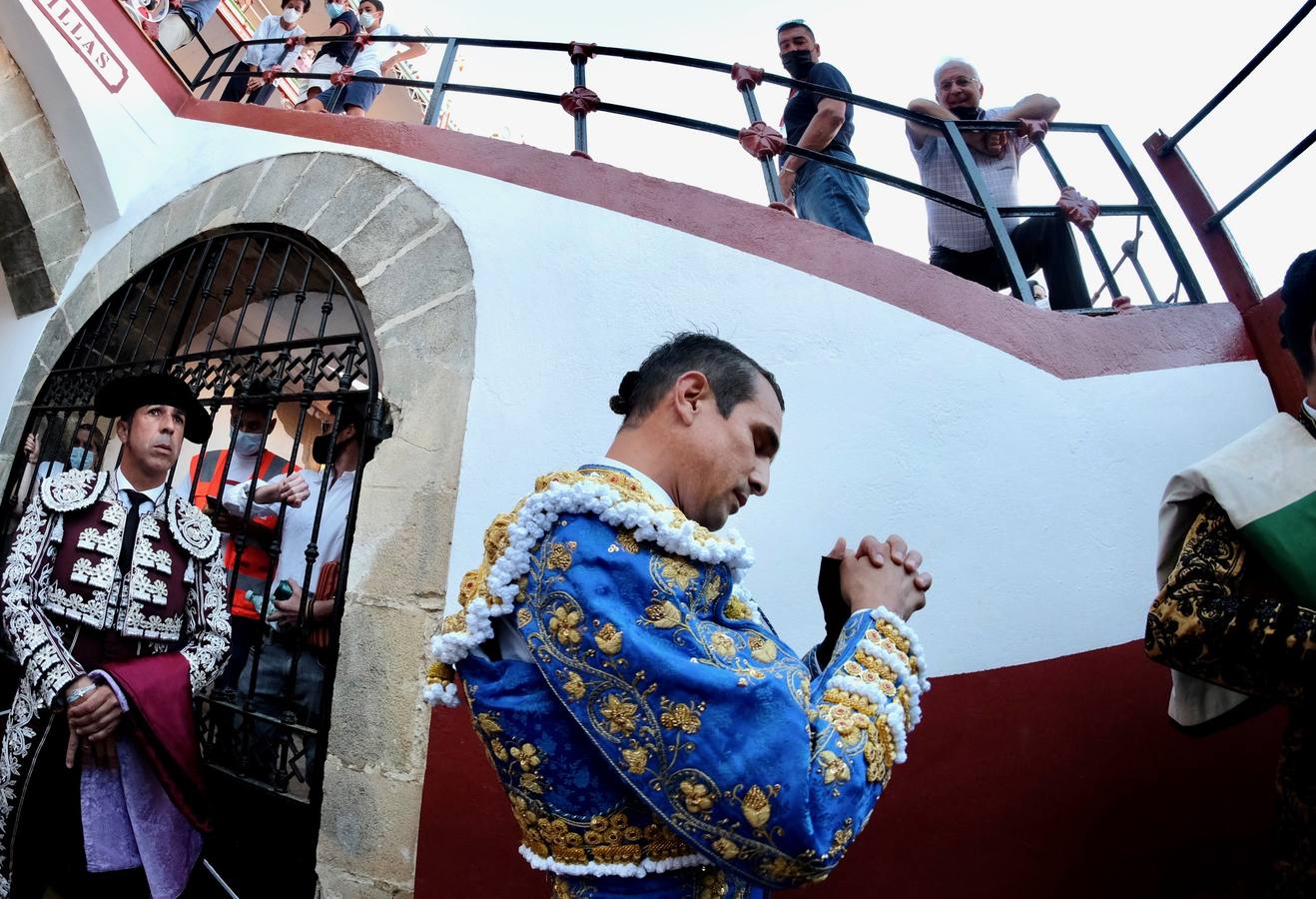 Pablo Aguado y José  María Manzanares,  en el mano a mano de El Puerto de Santa María