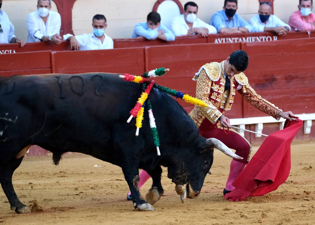 Pablo Aguado y José  María Manzanares,  en el mano a mano de El Puerto de Santa María